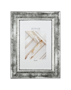 Фоторамка МИРАМ 100х150мм серая пластик Нет марки