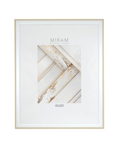 Фоторамка МИРАМ 400х500мм бежево-белая пластик Нет марки