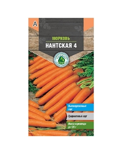 Семена морковь Нантская 4 средняя 2г Нет марки