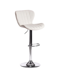 Стул барный AVIONIC металл/экокожа белый/хром Нет марки