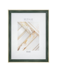 Фоторамка МИРАМ 300х400мм зеленая пластик Нет марки