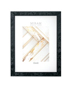 Фоторамка МИРАМ 300х400мм черная пластик Нет марки