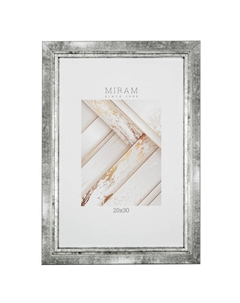 Фоторамка МИРАМ 200х300мм серая пластик Нет марки
