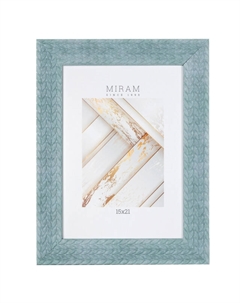 Фоторамка МИРАМ 150х210мм голубая пластик Нет марки