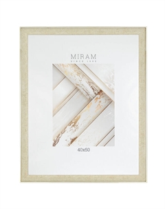 Фоторамка МИРАМ 400х500мм бежевая пластик Нет марки