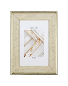 Фоторамка МИРАМ 100х150мм бежевая пластик Нет марки