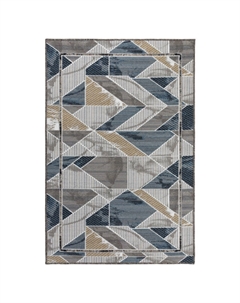 Ковер Принт 91 1000х1500мм бежево-синий Нет марки