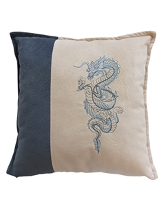 Подушка декоративная Дракон 45х45см бежевая, арт.ПД-В Нет марки