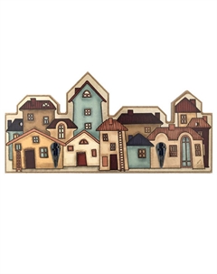 Вешалка настенная Выборг 2 крючка 300х145х35мм МДФ Нет марки