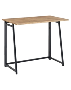 Стол складной компьютерный 900х550х750мм велингтон/черный металл/ЛДСП Нет марки