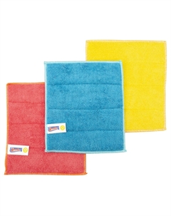Набор салфеток SPONTEX Microfibre Collection 20х17,5см 3шт микрофибра Нет марки