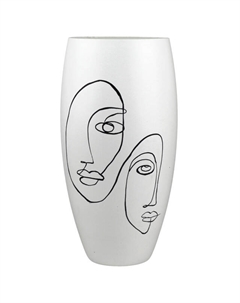 Ваза Отражение 30см бочка стекло ручная роспись Нет марки