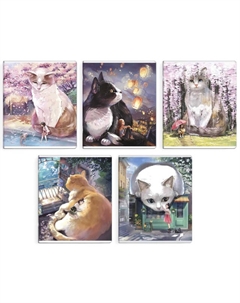 Тетрадь Котики 48л клетка Нет марки