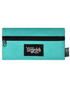 Пенал ФЕНИКС+ Бирюзовый 19,5х10см без наполнения полиэстер Нет марки