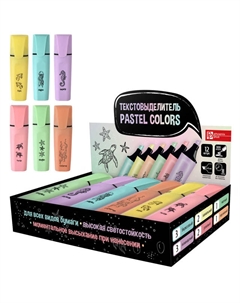 Текстовыделитель Pastel colors в ассортименте Нет марки
