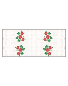 Скатерть КОЛОРИТ ПВХ Пикник 120х180см прозрачная цветы, арт.0-20.04-13 Нет марки