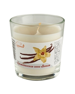 Свеча в стакане CHAMELEON Ваниль 7,9х8,2см 30ч/г ароматизированная Нет марки