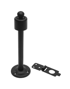 Стопор дверной с фиксатором 150мм черный Нет марки