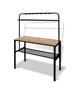 Стол мини-кухня 1200х500х1710/890мм дуб делано металл/ЛДСП Нет марки