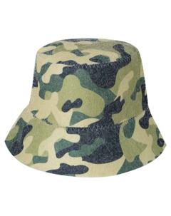 Шапка для бани Панама Милитари войлок c принтом Нет марки