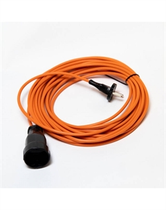 Удлинитель 1 гнездо 20м б/з ПВС 2х0,75мм оранжевый Реальная электрика