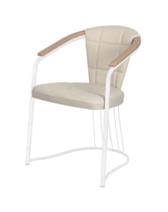 Стул-кресло СОНАТА-КОМФОРТ 600х570х810мм бук искусственная кожа/МДФ/металл Нет марки