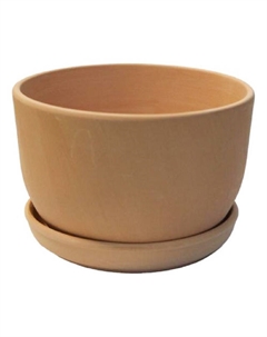 Горшок керамический с поддоном Шар 1,65л d17см терракот Нет марки