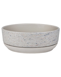 Горшок керамический с поддоном Бежевый камень 2л d22см h8см бонсай Нет марки