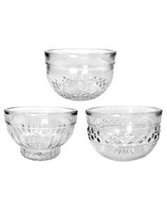 Салатник ХРУСТАЛЬНЫЙ ЗВОН 9см 0,25л стекло микс дизайна Нет марки