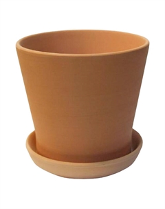 Горшок керамический с поддоном 1,8л d17см терракот Нет марки