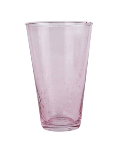 Ваза Коническая 24см стекло розовый Нет марки