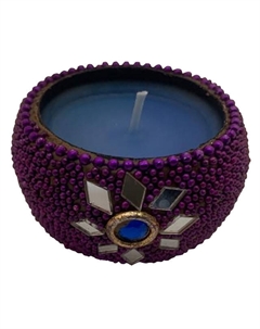 Свеча в шкатулке Черничный маффин 5,5х3см 5ч/г ароматизированная Нет марки