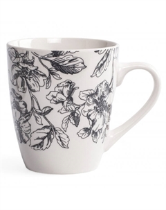 Кружка CRYSTAR Botanica 350мл фарфор серый Нет марки