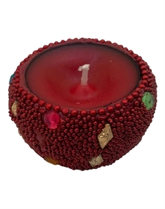 Свеча в шкатулке Клубника 5,5х3см 5ч/г ароматизированная Нет марки