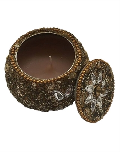 Свеча в шкатулке Сандал 7,5х4,5см 15ч/г ароматизированная Нет марки