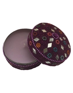 Свеча в шкатулке Лаванда 7,5х4,5см 15ч/г ароматизированная Нет марки