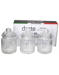 Набор банкок OCT 3шт. 293мл круглые стекло Нет марки