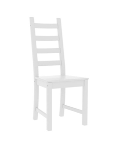 Стул Кантри 440х1030х480мм белый массив сосны Нет марки