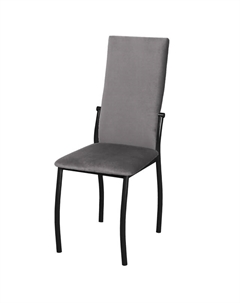 Стул ПЕКИН 400х560х980мм серый/черный ткань/металл Нет марки