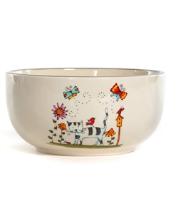 Салатник Полосатый Кот 14см 0,61л керамика Нет марки