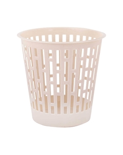 Корзина для бумаг Матрица 9л бежевый пластик Нет марки