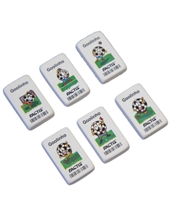 Ластик FACTIS Goolinho белый прямоугольный Нет марки