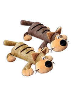 Подушка декоративная Котопёс 60х35см коричневая, арт.ПД-Котопёс Нет марки