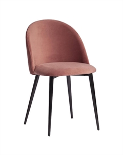 Стул MONRO 560х510х800мм ткань/металл коралл/черный Нет марки