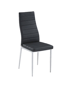 Стул кухонный CPR005 420x480х970мм черный ПВХ/металл Нет марки