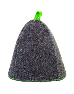 Шапка для бани войлок серый Нет марки