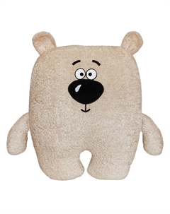 Подушка декоративная Мишка 45х48см молочная, арт.ПД-Мишка М Нет марки