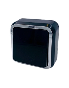 Выключатель 1-клавишный Dresden 6А черный/серебро Нет марки