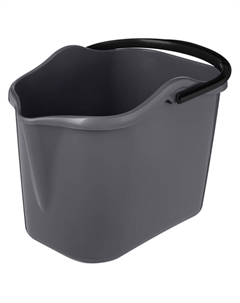Ведро Grenada 13л прямоугольное серое пластик Нет марки