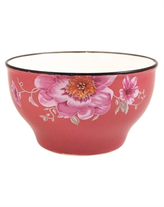 Салатник Цветы 14см 0,45л керамика микс цвета Нет марки